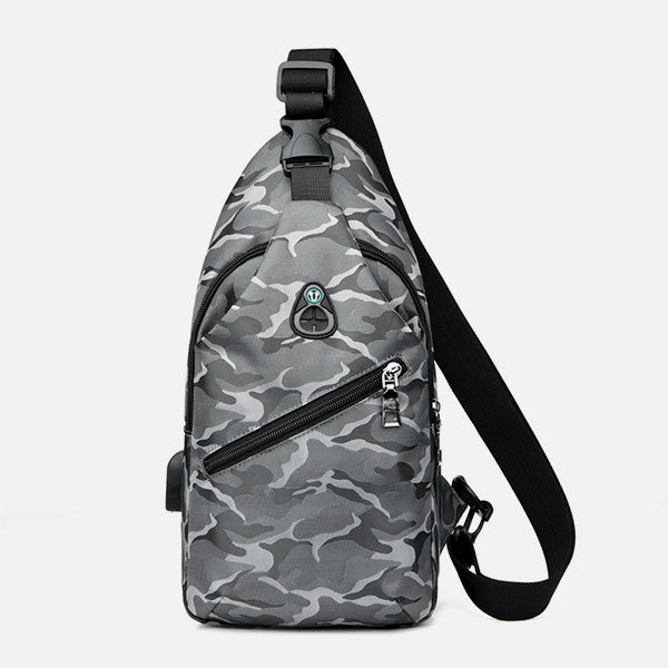 Wasserdichte, großvolumige Sling Bag Umhängetasche