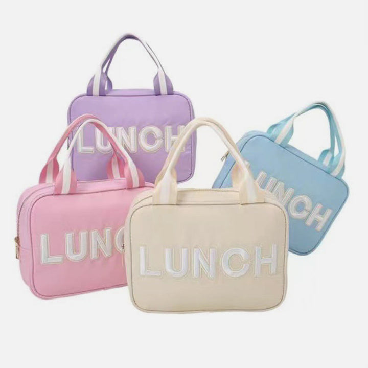 Wasserdichte, isolierte Lunchtasche aus Nylon für Kinder, tragbarer Eisbeutel