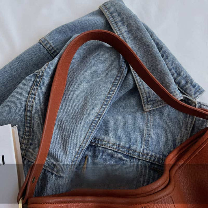 Hobo-Taschen für Damen, Tragetasche, Schultertasche mit Umhängegurt