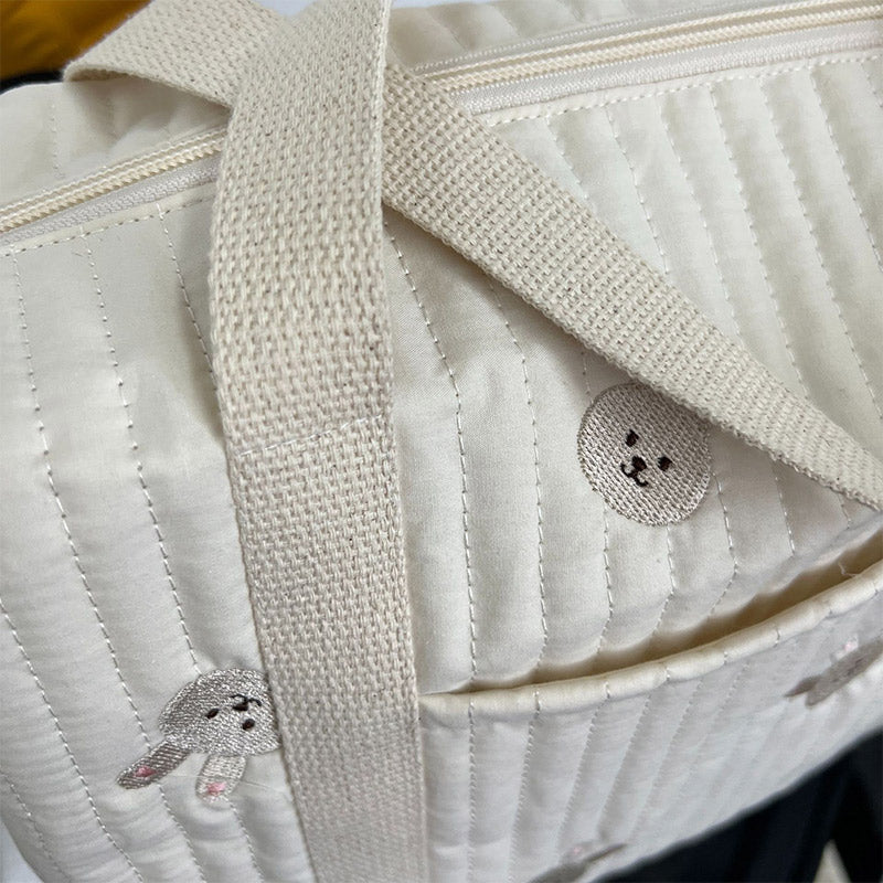 Wickeltasche Tote Weiche Baumwolle Mama Schultertasche Handtasche Baby