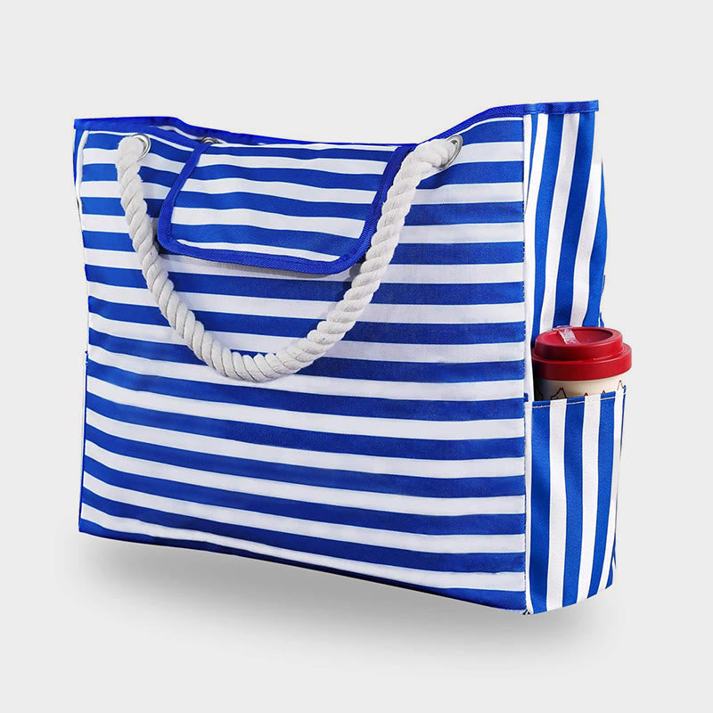 Sommer-Strandtasche für Damen, bedruckte Canvas-Handtasche mit großer Kapazität