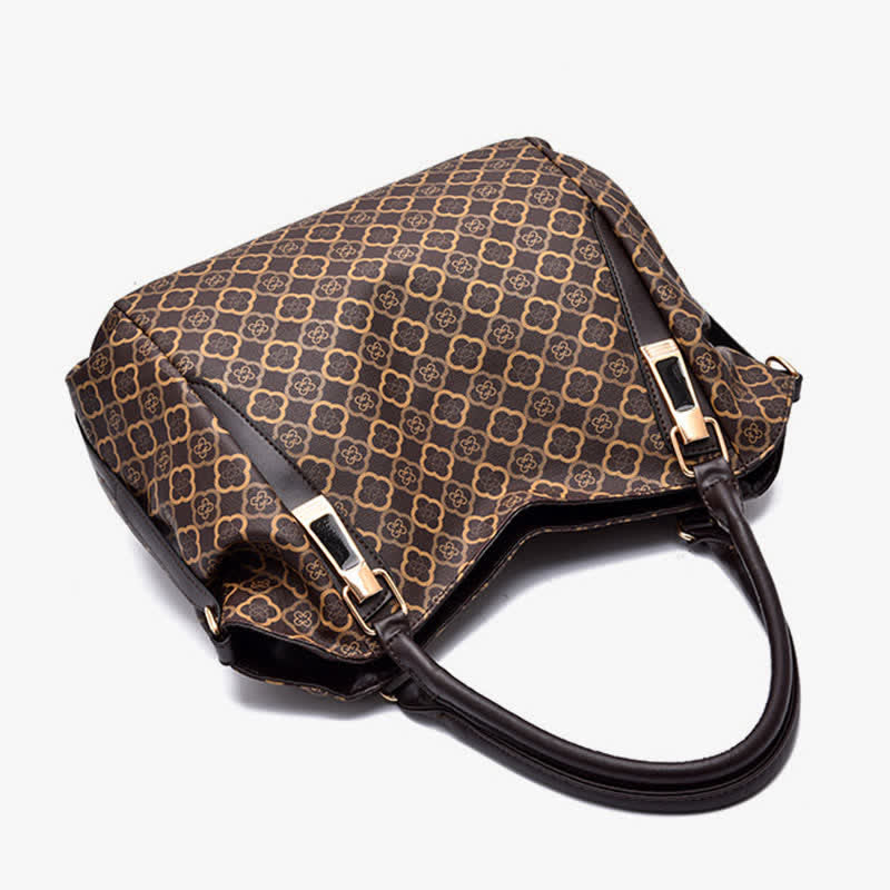 Hobo-Tasche aus Leder mit großem Fassungsvermögen, multifunktionale Schultertasche
