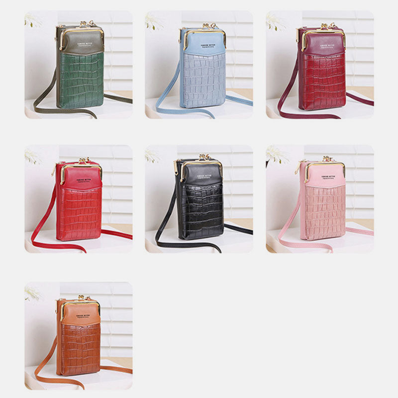 Kleine Crossbody-Handy-Geldbörse für Damen, Mini-Schultertasche, Geldbörse