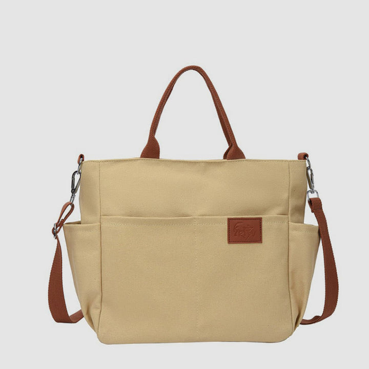 Einfache Tragetasche für Damen, täglich tragbar, Umhängetasche aus Canvas