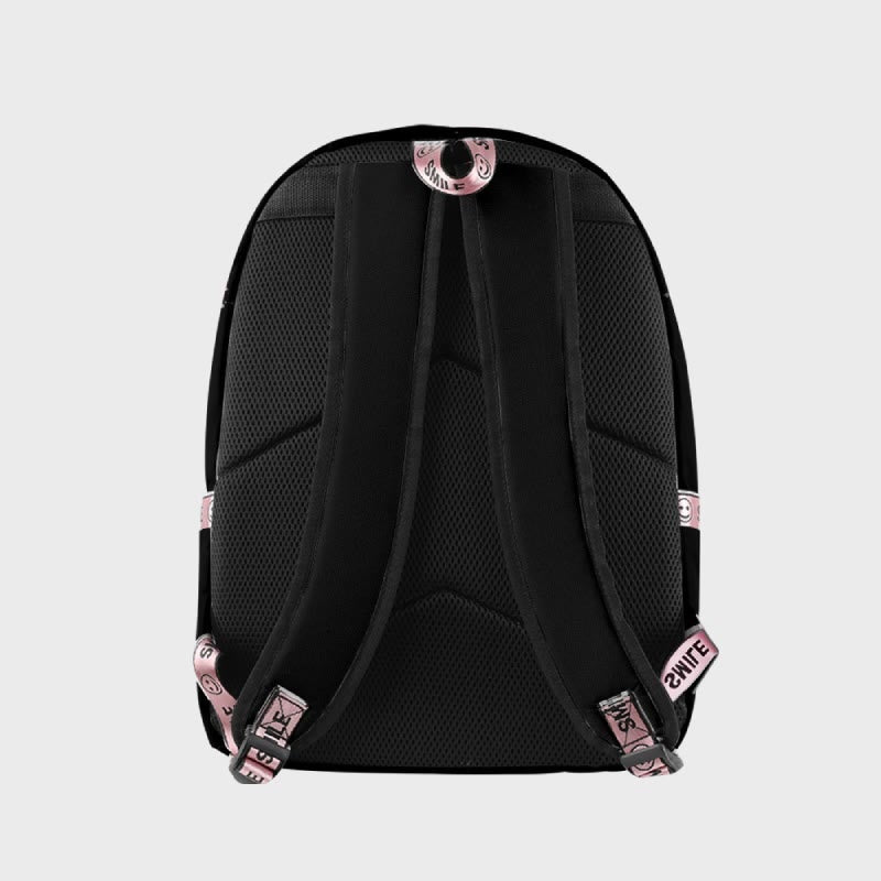 Rucksack für Studenten, tägliche Outdoor-Aktivitäten, Tagesrucksack mit kostenlosem Schmetterlingsdruck