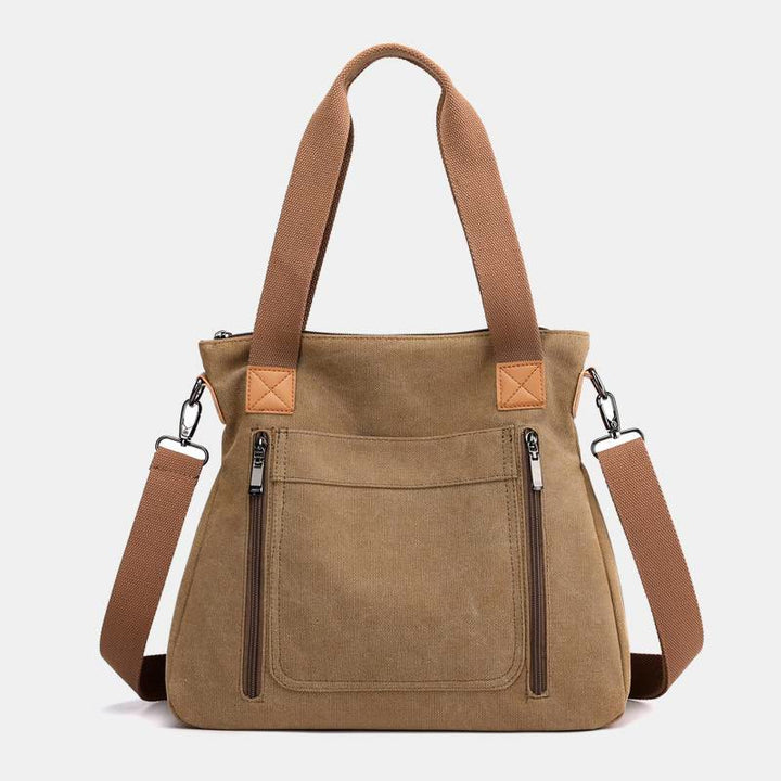 Große Tragetasche aus Canvas für Damen, zum Einkaufen und Reisen