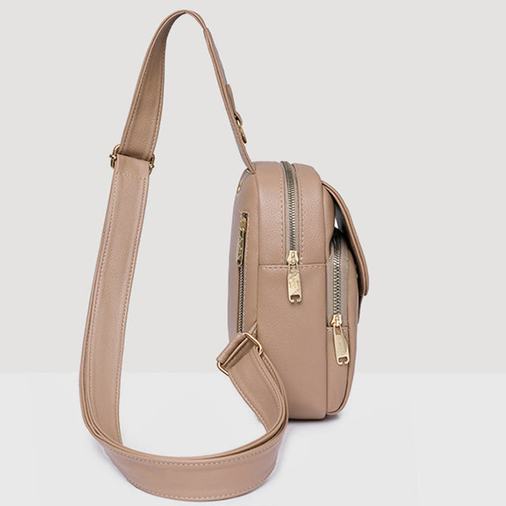 Schultertasche für Damen, einfache Brusttasche für Outdoor-Sportarten, Radfahren
