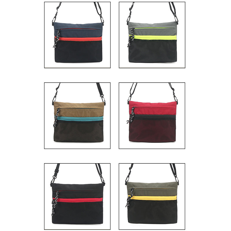 Umhängetasche für Herren, Vintage, klein, leicht, Handytasche, Geldbörse