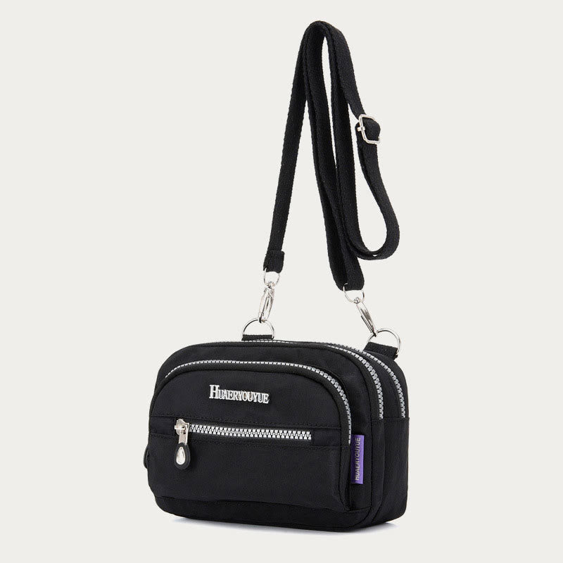 Umhängetasche für Damen, lässig, verstellbarer Riemen, Nylon-Gürteltasche