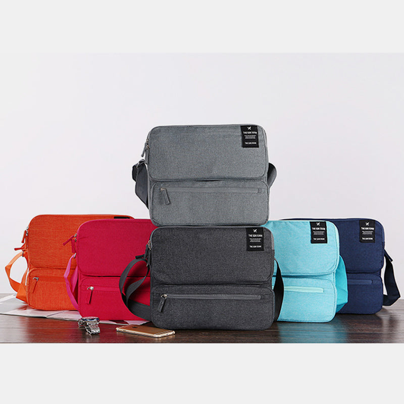 Multifunktionale Messenger-Tasche mit mehreren Fächern, Laptop-Umhängetasche