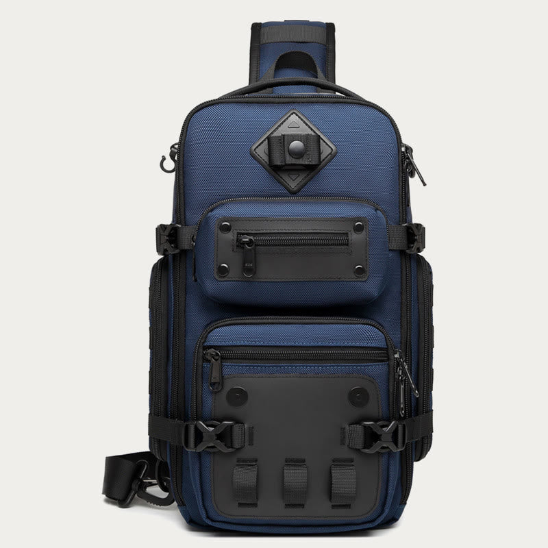 Schultertasche für Herren, Outdoor-Sport, Crossbody, taktische Brusttasche