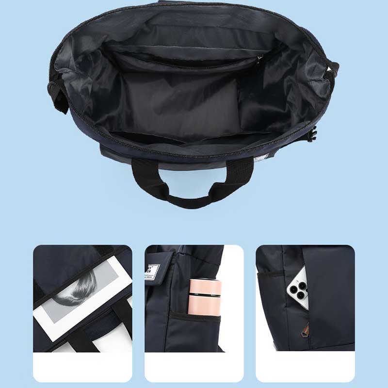 Rolltasche für kurze Reisen, leichte Einkaufshandtasche mit Zugstange