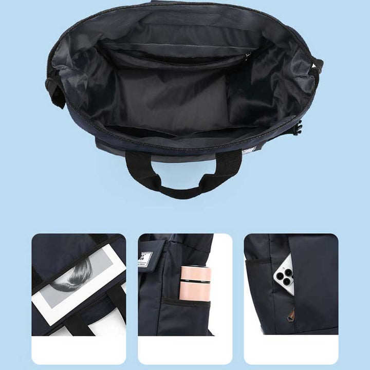 Rolltasche für kurze Reisen, leichte Einkaufshandtasche mit Zugstange
