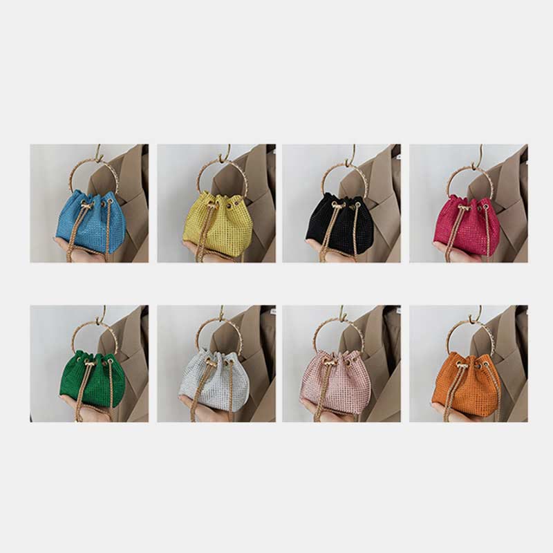 Top-Griff-Tasche für Damen Flash PU-Leder Casual Shopping Umhängetasche