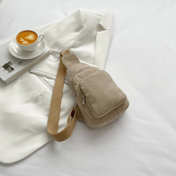 Schultertasche für Damen, lässiger kleiner Umhängerucksack aus Segeltuch