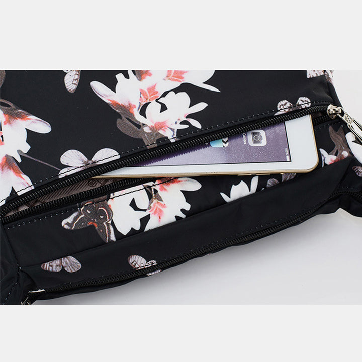 Damen Umhängetasche Multi-Pocket Nylon Schulter Handtasche Geldbörsen Reisetaschen