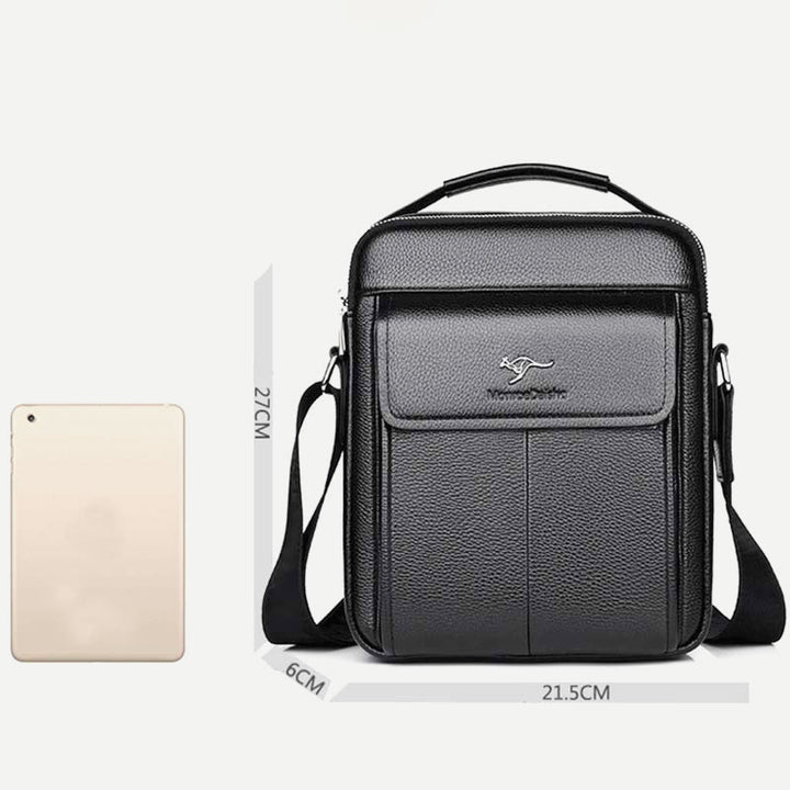 Kuriertasche für Herren, großes Fassungsvermögen, Umhängetasche für Geschäftsreisen