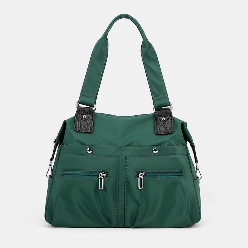 Damen Nylon Schultertasche Leichte wasserdichte Tragetasche Casual Arbeitstasche Geldbörse