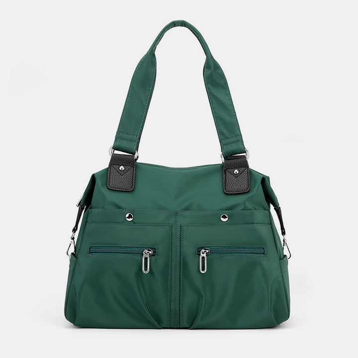 Damen Nylon Schultertasche Leichte wasserdichte Tragetasche Casual Arbeitstasche Geldbörse