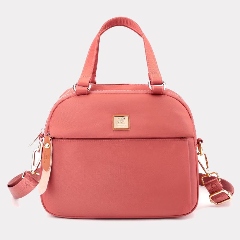 Handtasche für Damen, leicht, mehrere Taschen, abnehmbarer Riemen, Umhängetasche