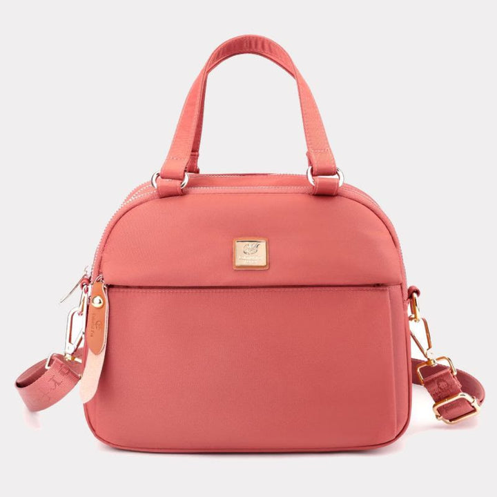 Handtasche für Damen, leicht, mehrere Taschen, abnehmbarer Riemen, Umhängetasche