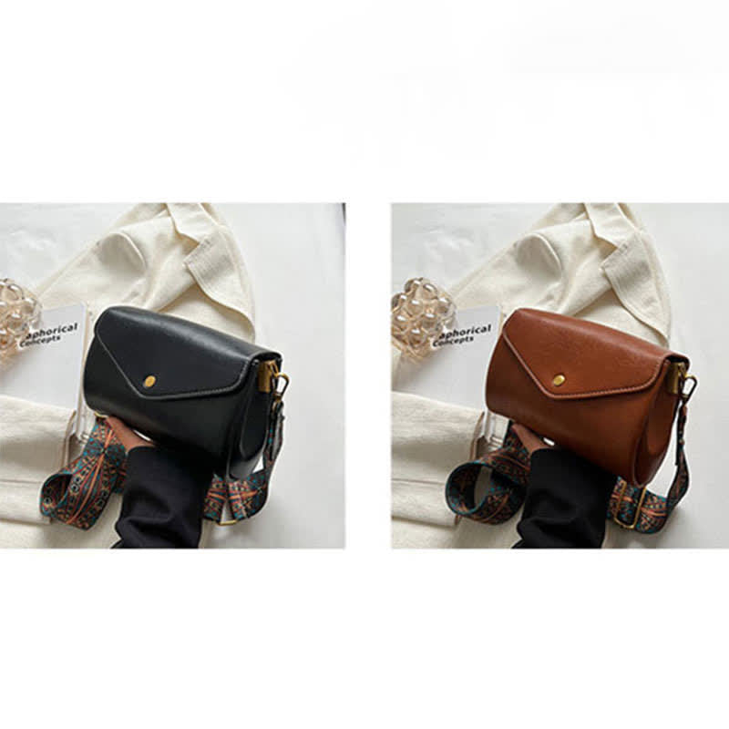 Retro Umhängetasche für Damen PU Leder Schultertasche Satchel Geldbörsen