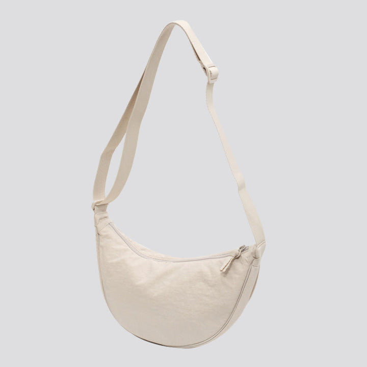 Umhängetasche für Damen aus Nylon im Knödel-Stil, Einkaufs-Schultertasche