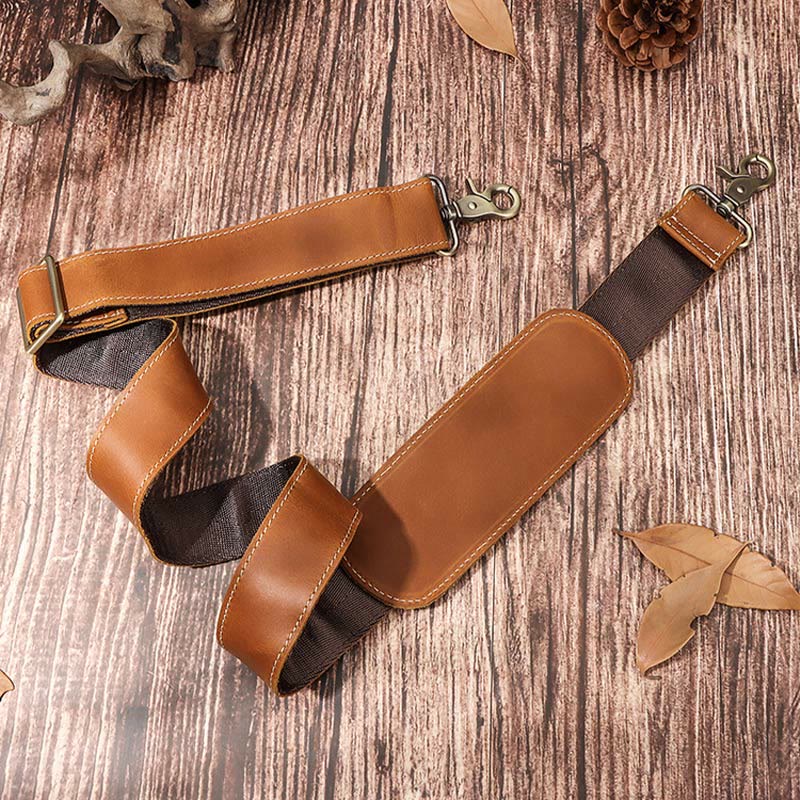 Breiter verstellbarer Lederriemen für Tasche, Retro-Geldbörsen-Zubehör