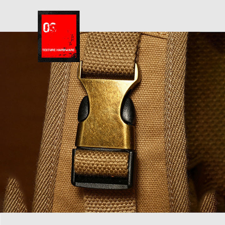 Schultertasche für Herren im Retro-Design, leichte Umhängetasche aus Canvas