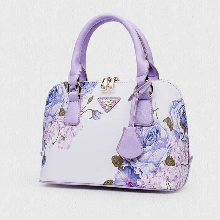 Damen Umhängetasche mit Blumenmuster, Umhängetasche, Schultertasche