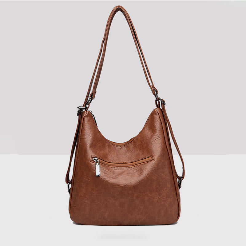 Tragetasche für Damen, Retro, elegante Umhängetasche mit großem Fassungsvermögen