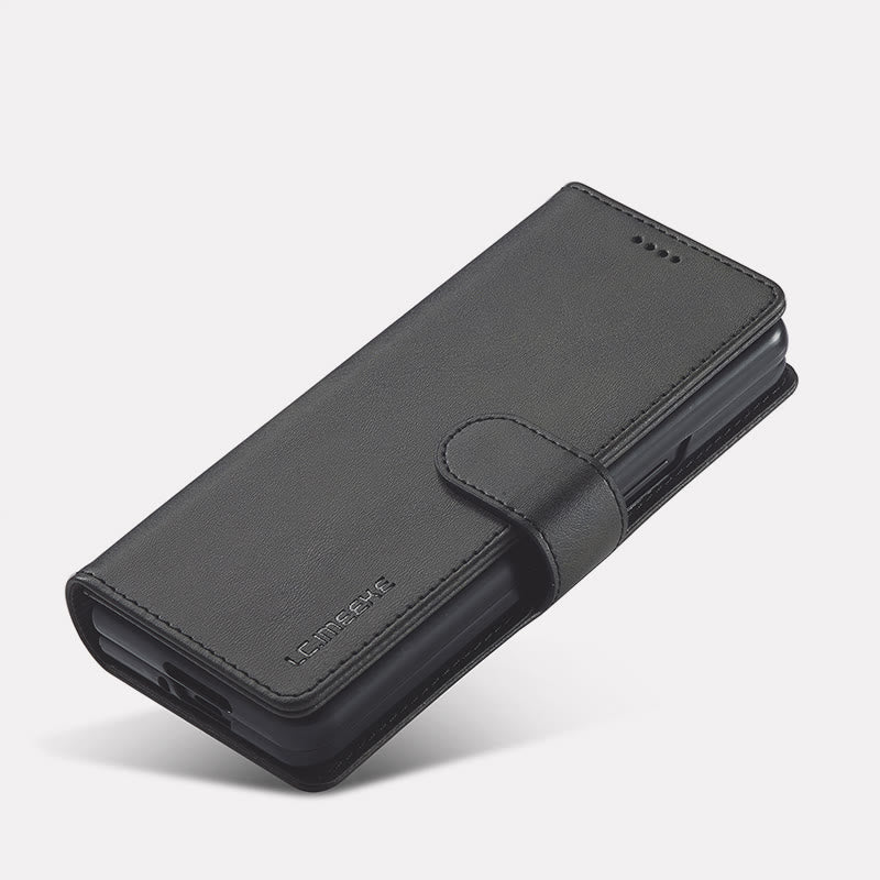 Clamshell-Telefonhülle für Samsung Z Fold Kartenhalter Brieftasche Handy-Schutzhülle