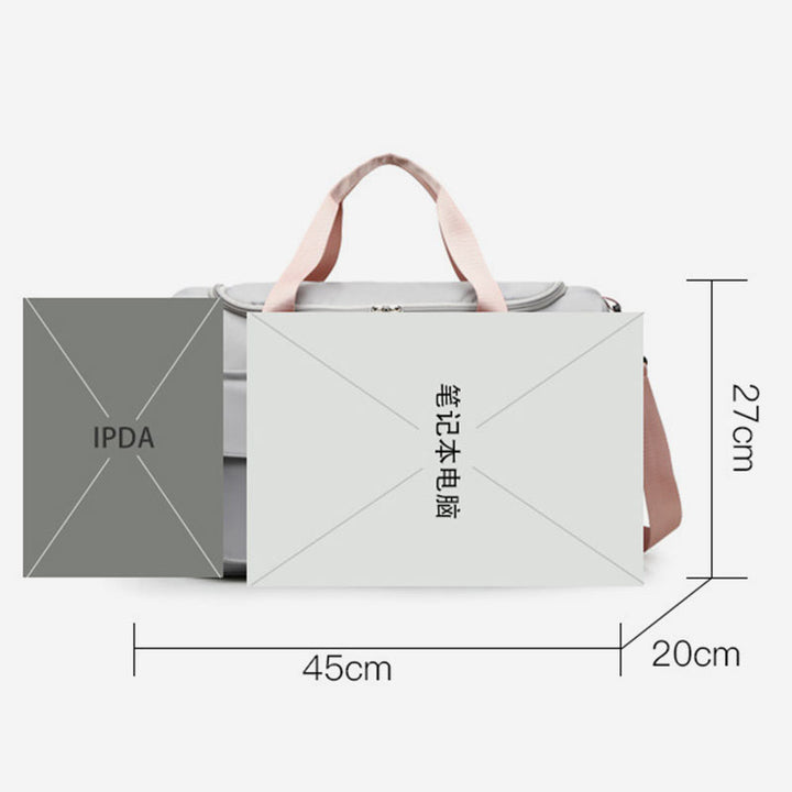 Robuste, robuste Sport-Reisetasche mit großer Kapazität und Schuhfach