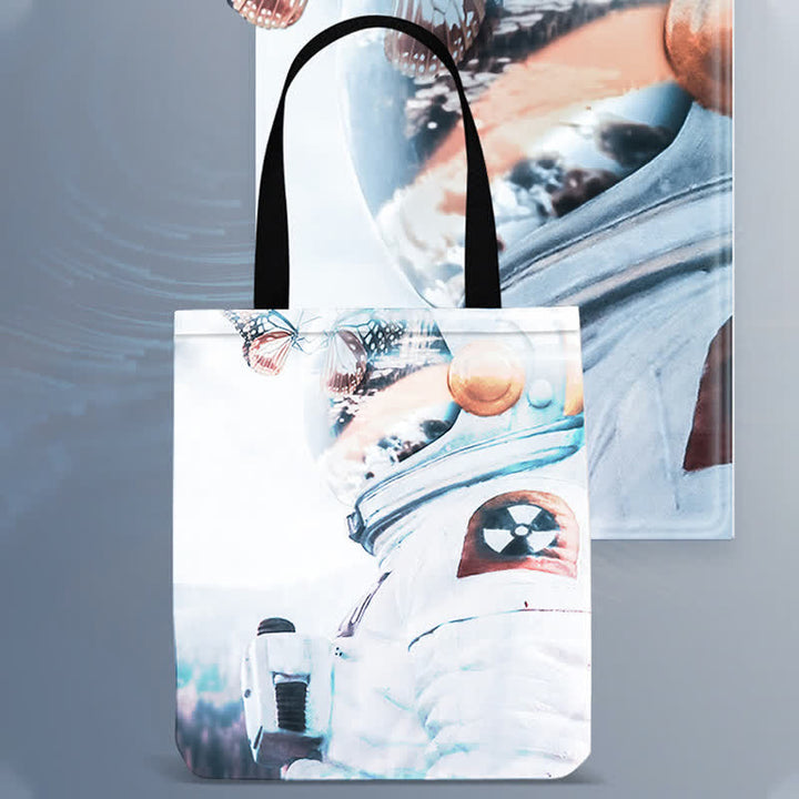 Süße Kätzchen-Tragetasche aus Segeltuch für Damen und Herren, multifunktionale Schultertaschen
