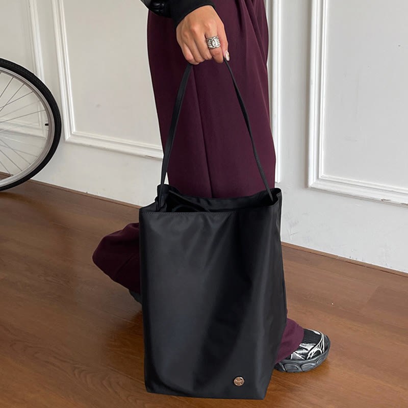 Große Einzel-Schultertasche für Damen, minimalistische Oxford-Unterarmtasche