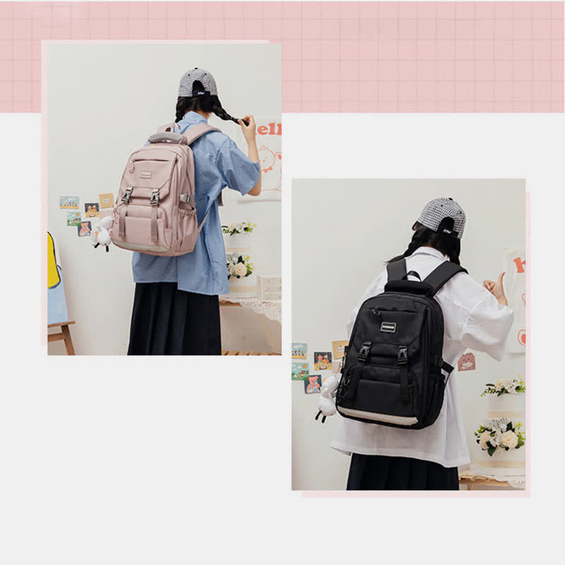 Niedlicher Schulranzen, Büchertasche, lässiger Reise-Tagesrucksack für Frauen und Mädchen