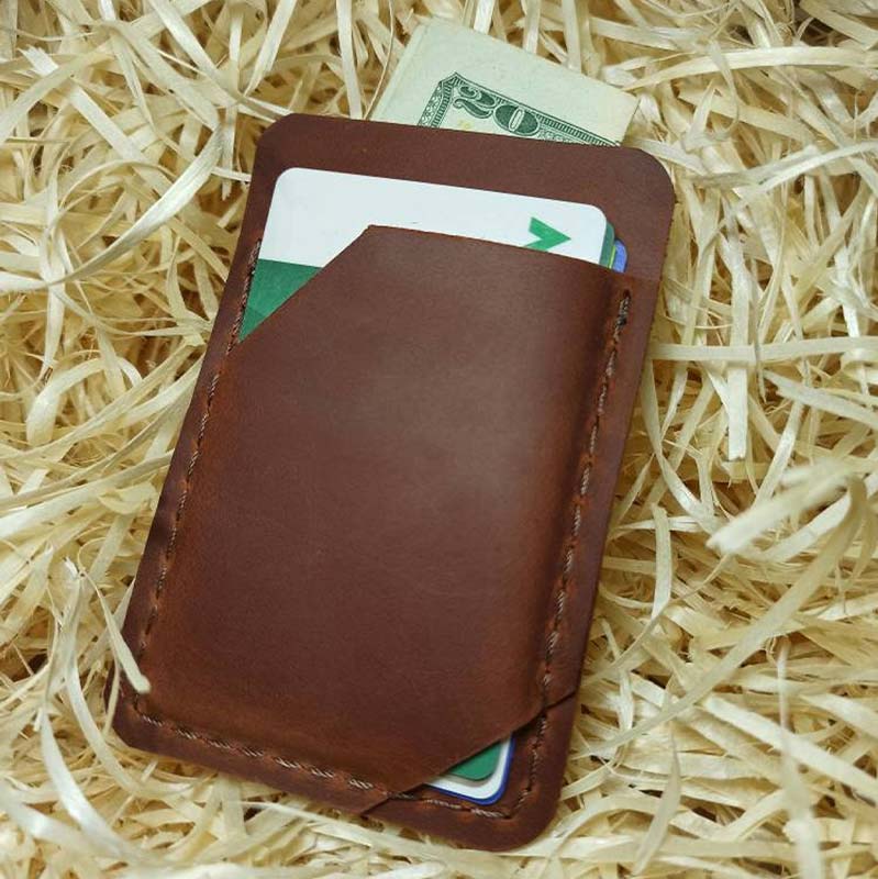 Leder Airtag Geldbörse Personalisierte Herren Geld Portemonnaie Kartenhalter