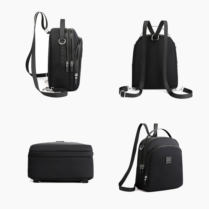 2-Wege-Verwendung Wasserdicht Leichte Casual Rucksack Schultertasche