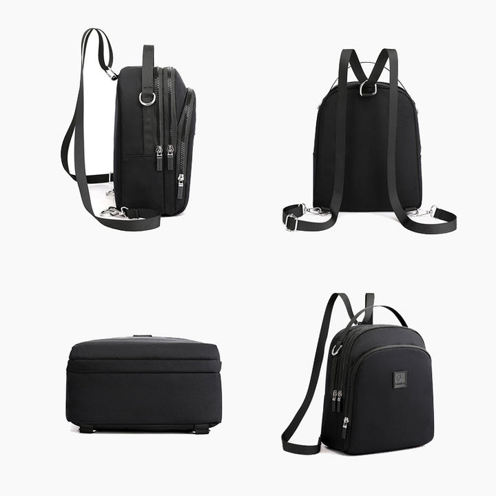 2-Wege-Verwendung Wasserdicht Leichte Casual Rucksack Schultertasche