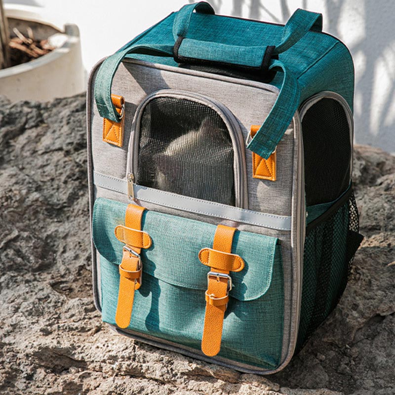 Haustier-Tragerucksack für Katzen, Luftpolster-Rucksack, für bis zu 9 kg