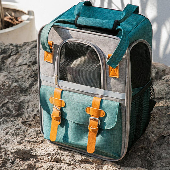 Haustier-Tragerucksack für Katzen, Luftpolster-Rucksack, für bis zu 9 kg