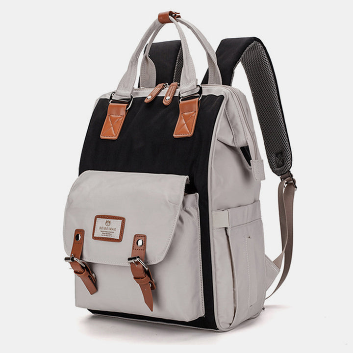 Multi Pocket Funktionale Wickeltasche Rucksack Reiserucksack Mama Tasche