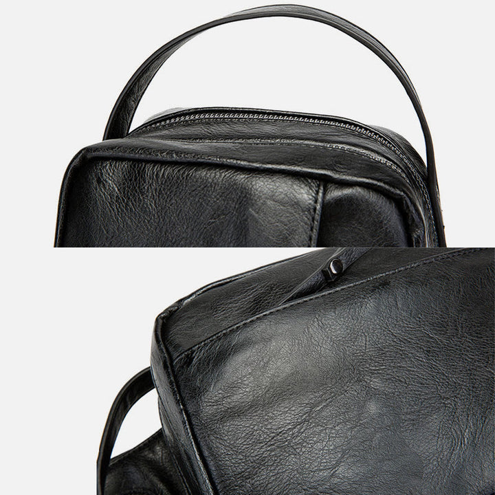 Schultertasche für Herren, Freizeit, Sport, Umhängetasche aus Leder