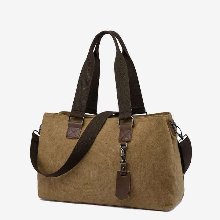 Dreifach-Canvas-Totes-Handtasche, multifunktional, lässig, Umhängetasche, Schultertasche
