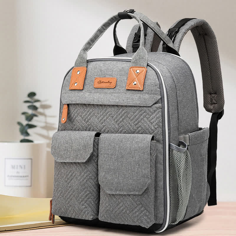 Wickeltasche, Rucksack, multifunktional, wasserdicht, Mamatasche, Wickelunterlage