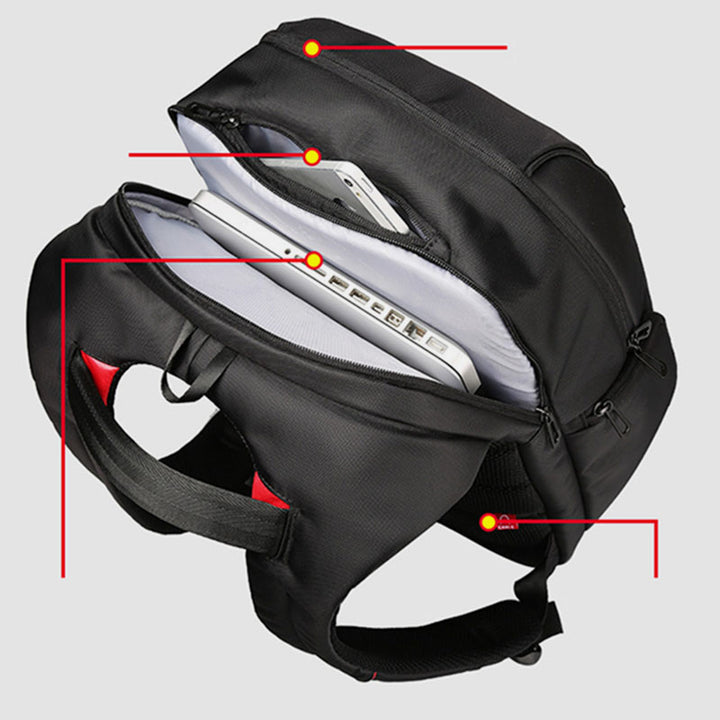 Extra großer Laptop-Rucksack, College-Business-Computer-Rucksack mit USB-Ladeanschluss