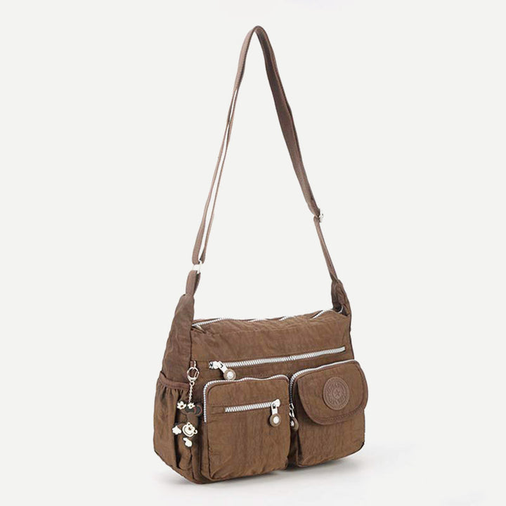 Damen Umhängetasche aus Nylon mit mehreren Taschen, Reise-Schultertasche, Umhängetasche