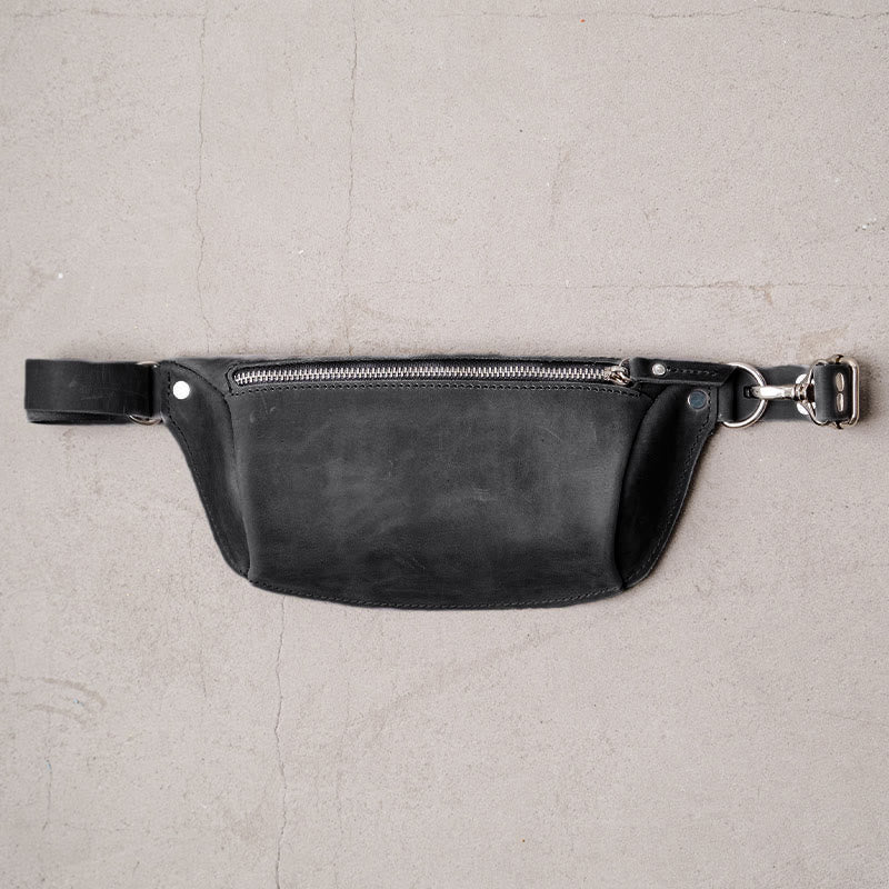 Gürteltasche für Damen und Herren, Outdoor, Hüfttasche mit Doppelreißverschluss, Brusttasche