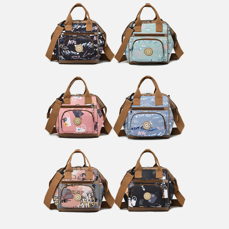 Funktionelle wasserdichte Umhängetasche, umwandelbarer Mini-Rucksack, Mamatasche