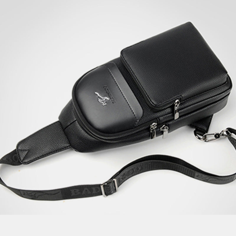 Mehrzweck-Schultertasche, wasserdichter, weicher Umhängerucksack mit USB-Ladeanschluss